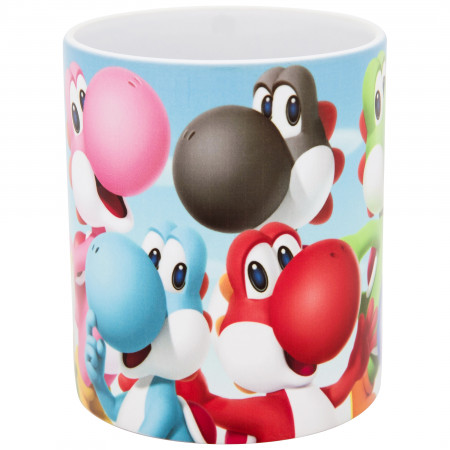 Super Mario Bros. Yoshi Colors 11 oz. Ceramic Mug